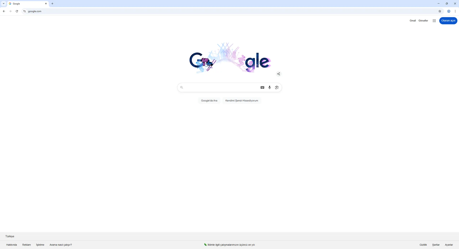 Google Chrome Programı Ekran Görüntüsü